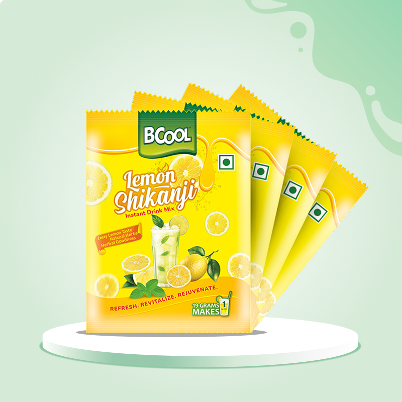 BCOOL Lemon Shikanji - Instant Drink Powder