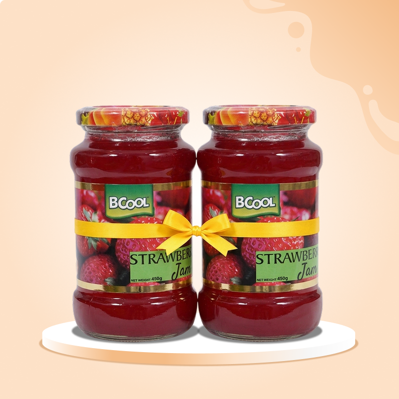 BCOOL Strawberry - Fruit Jam (Glass Bottle)