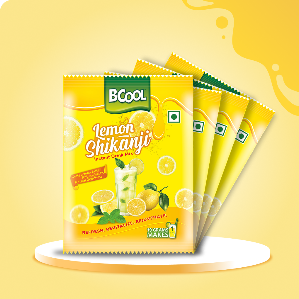 BCOOL Lemon Shikanji - Instant Drink Powder