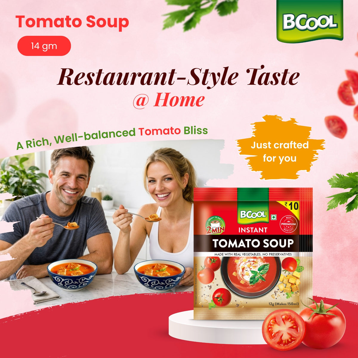 BCOOL Tomato - Instant Soup Powder